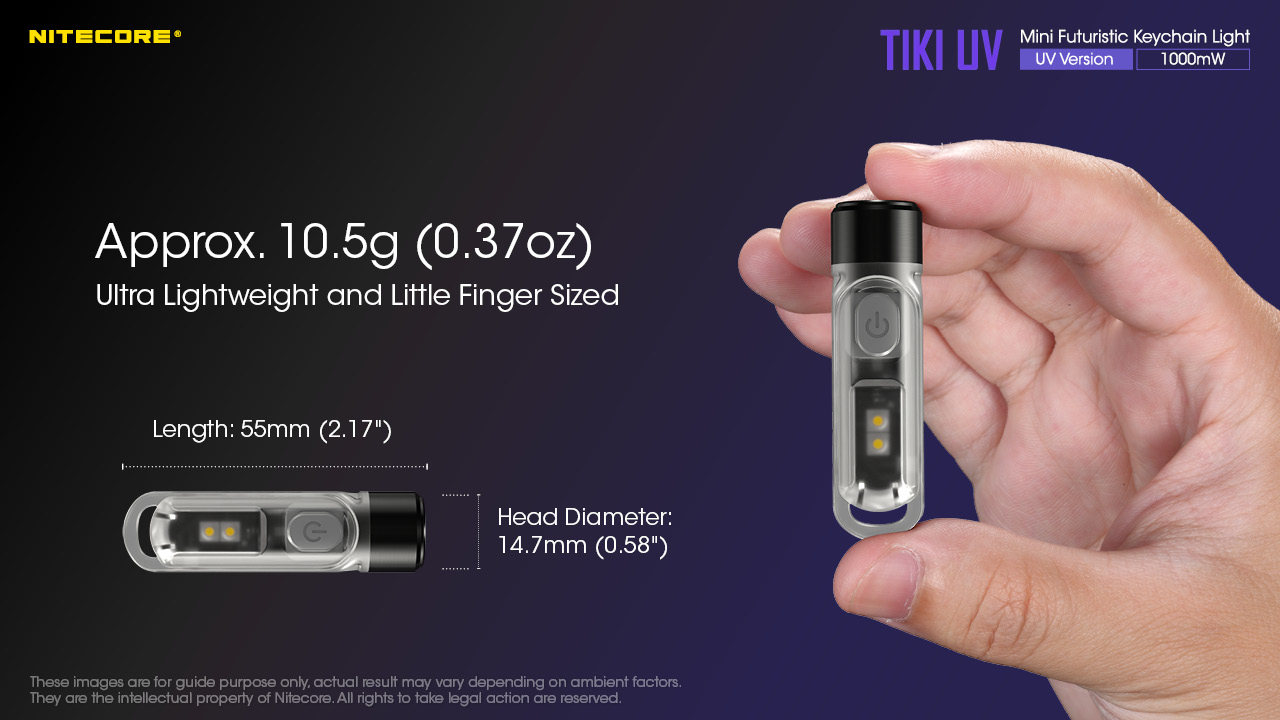 TIKI UV — caracteristici