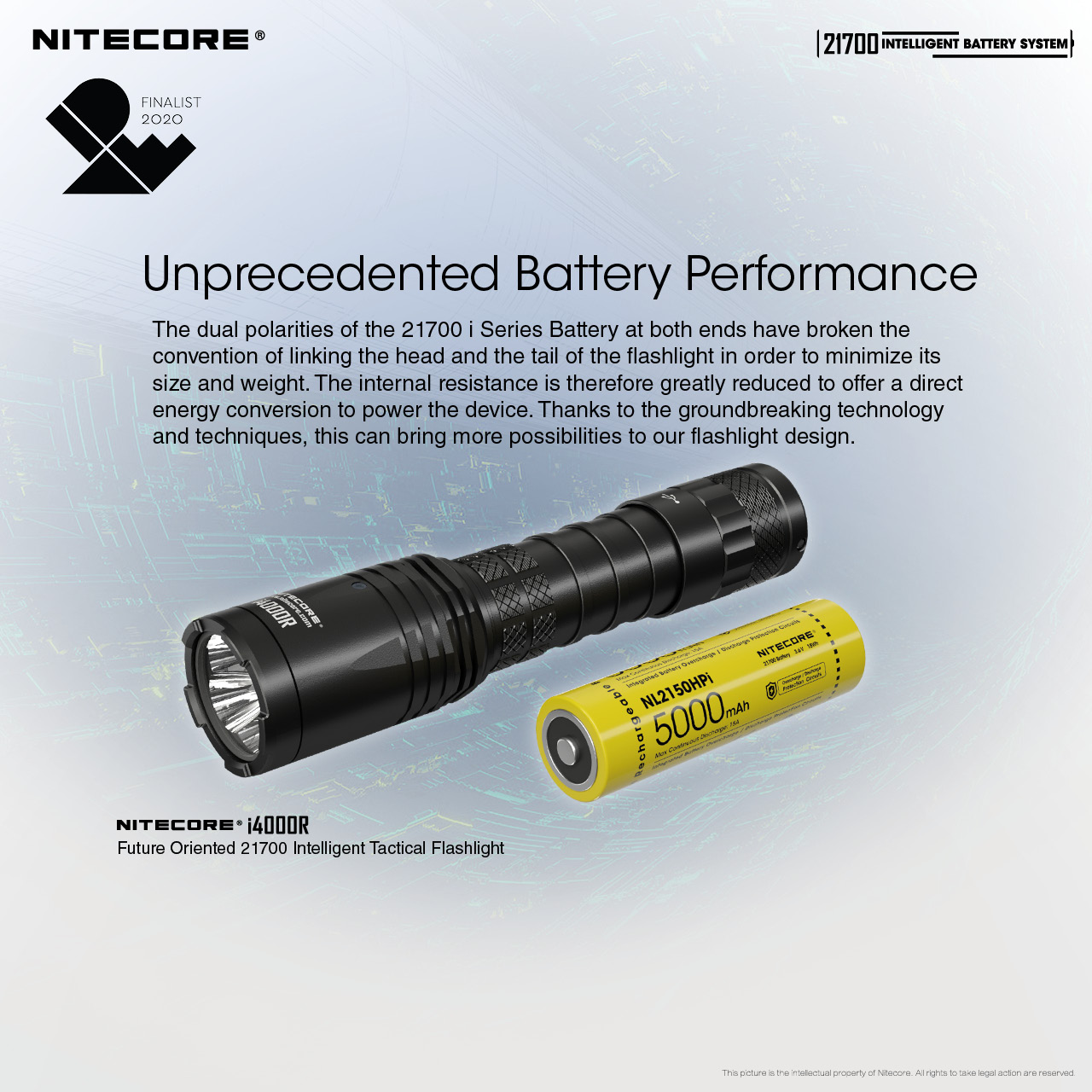 21700 Intelligent Battery System — caracteristici