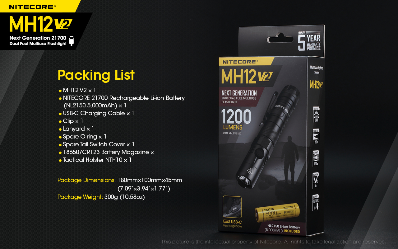 MH12 V2 — caracteristici