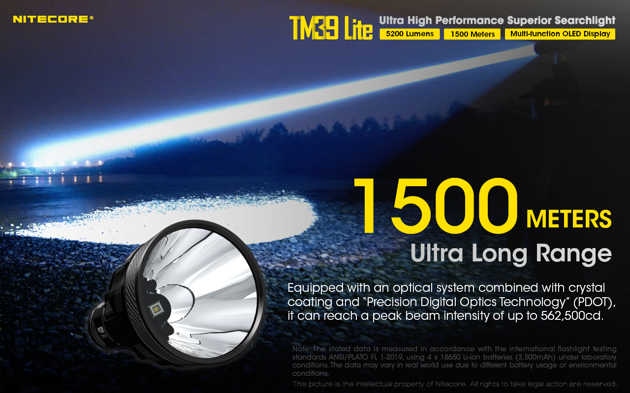 TM39 Lite — caracteristici