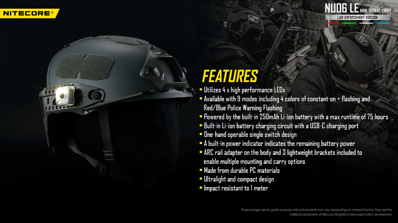 NU06 LE — caracteristici