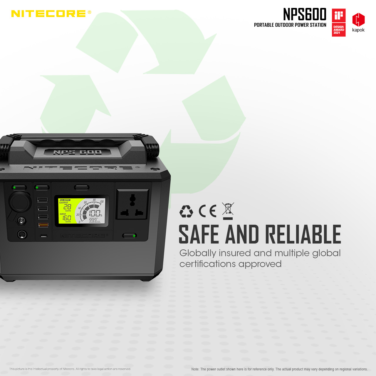 NPS600 — caracteristici