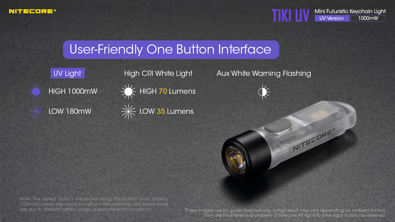 TIKI UV — caracteristici