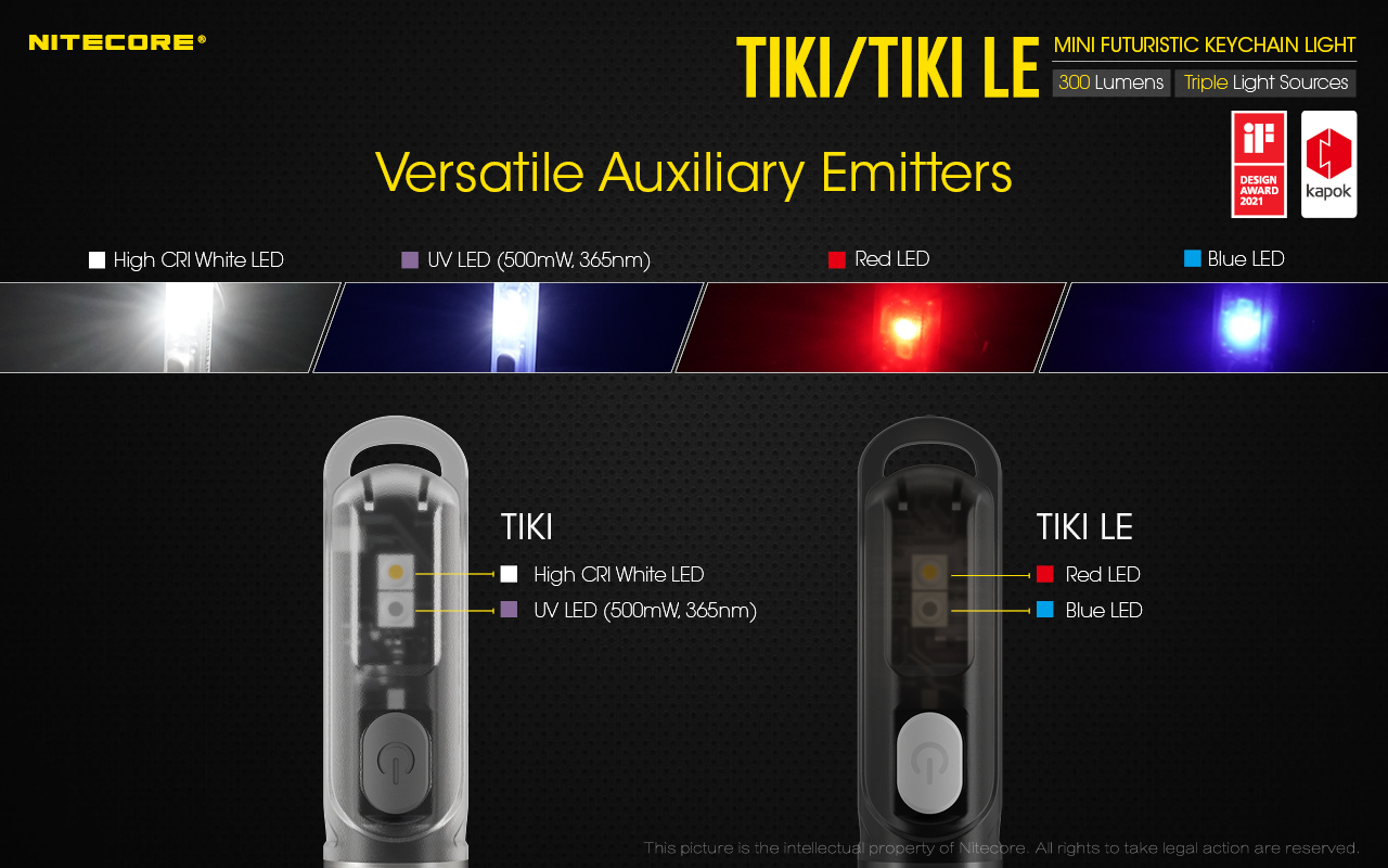 TIKI LE — caracteristici