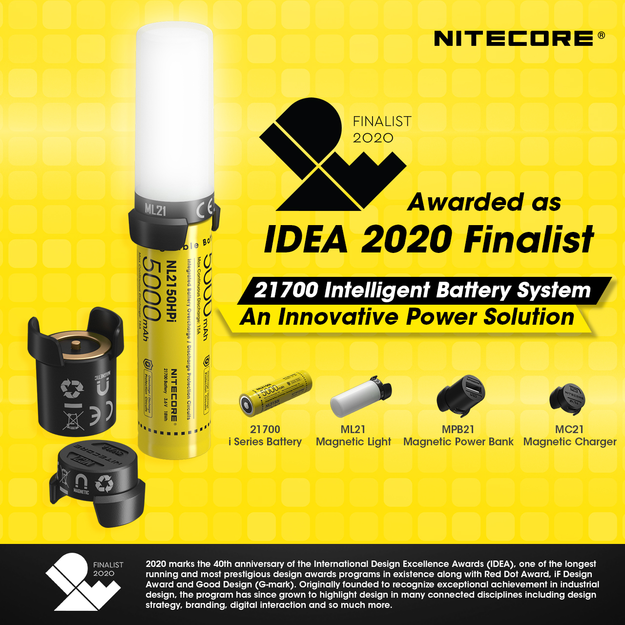 21700 Intelligent Battery System — caracteristici