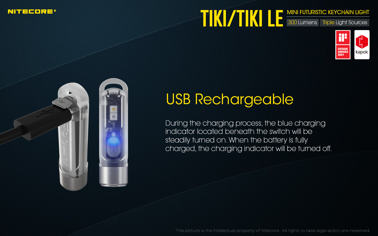 TIKI LE — caracteristici