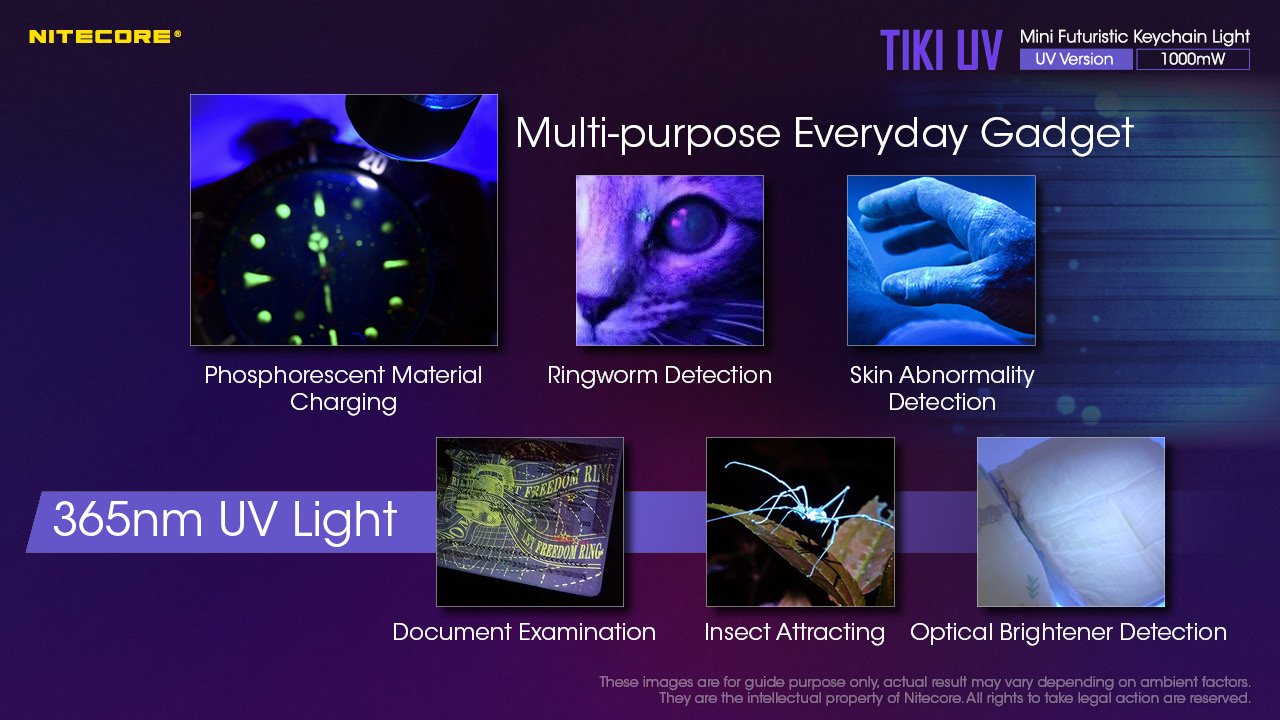 TIKI UV — caracteristici