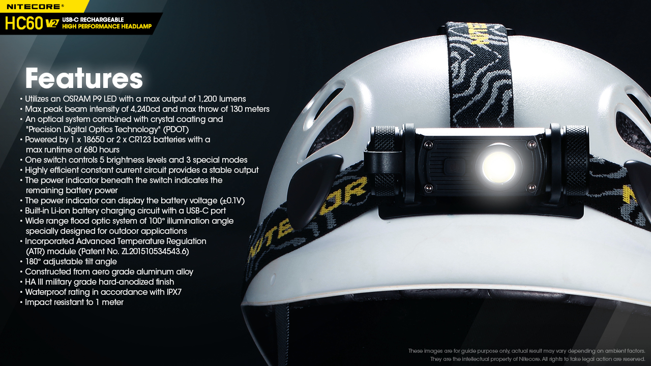 HC60 V2 — caracteristici