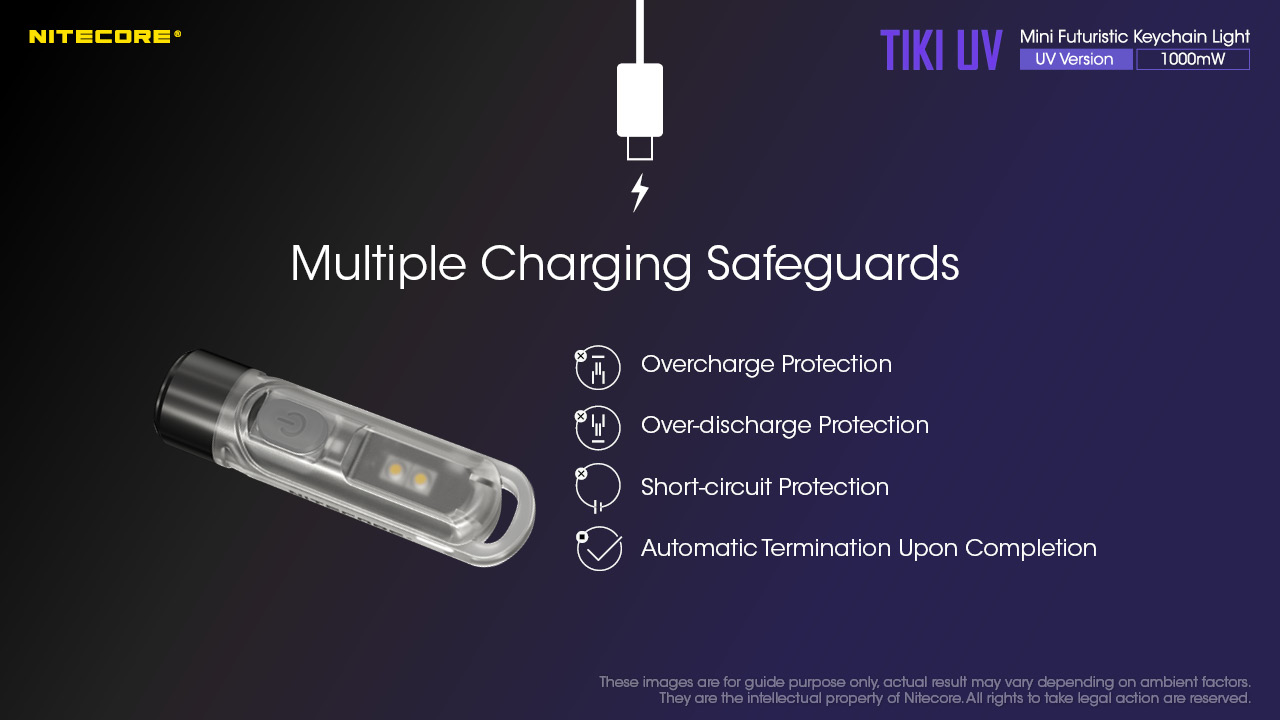 TIKI UV — caracteristici