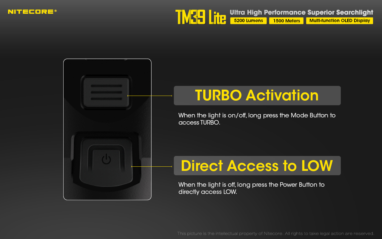 TM39 Lite — caracteristici