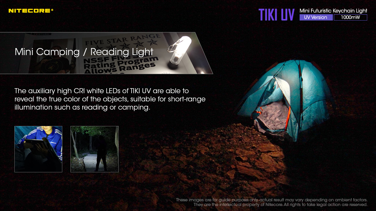 TIKI UV — caracteristici