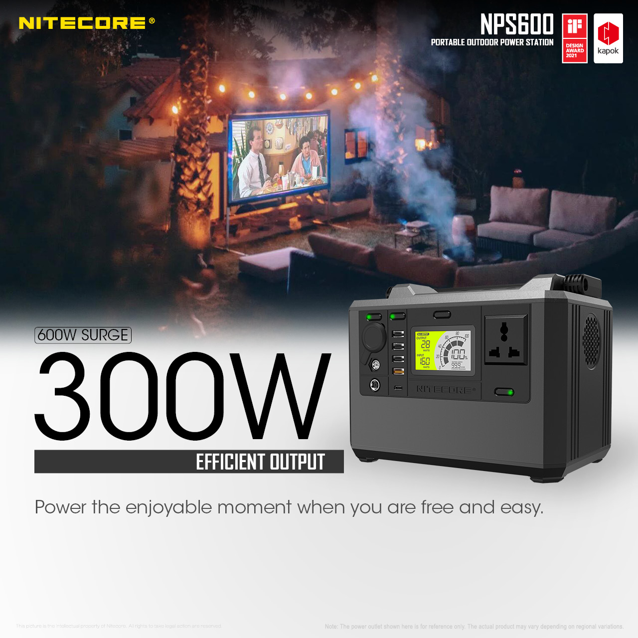 NPS600 — caracteristici