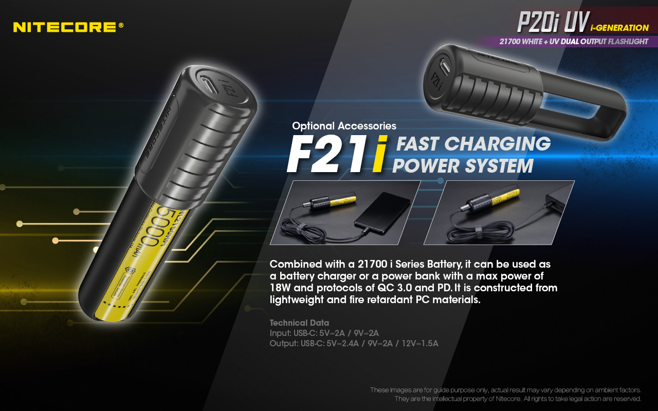 P20i UV — caracteristici