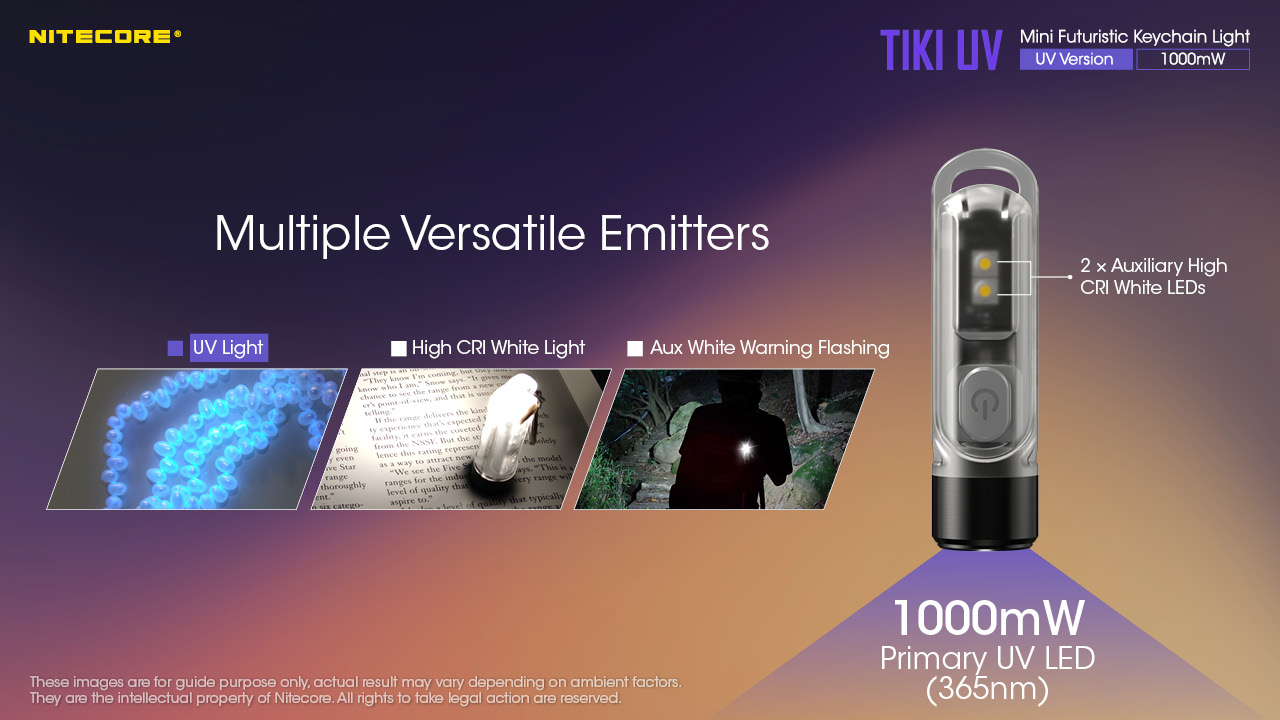 TIKI UV — caracteristici