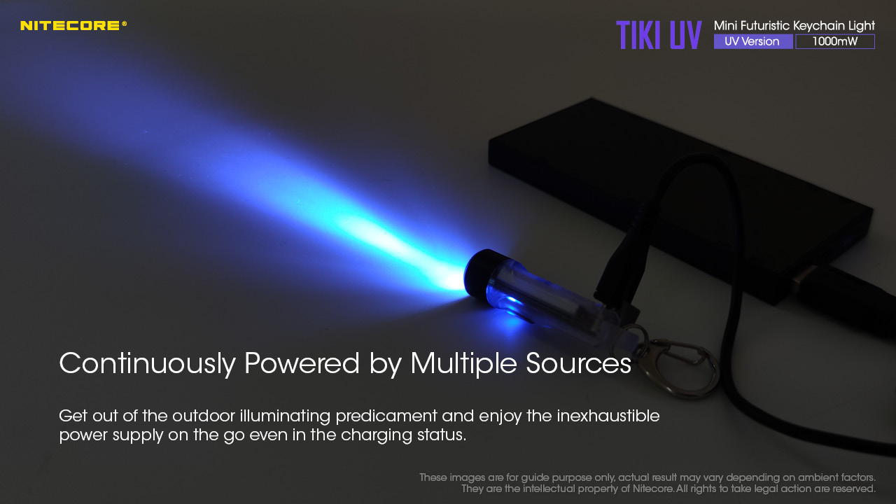 TIKI UV — caracteristici