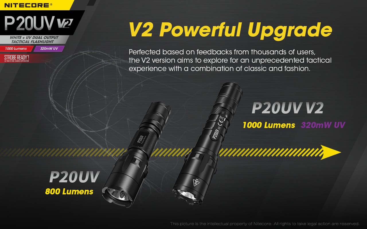 P20UV V2 — caracteristici