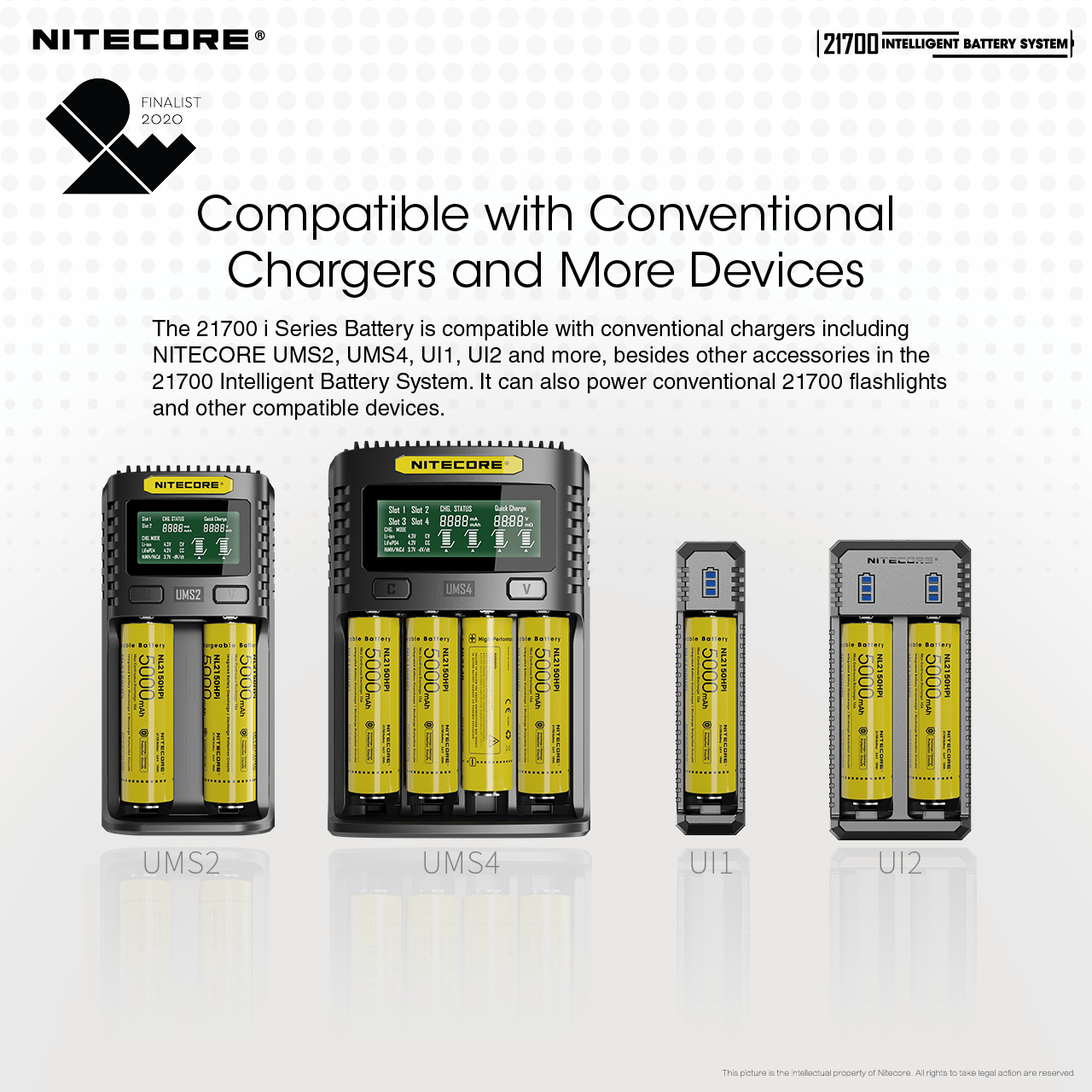 21700 Intelligent Battery System — caracteristici