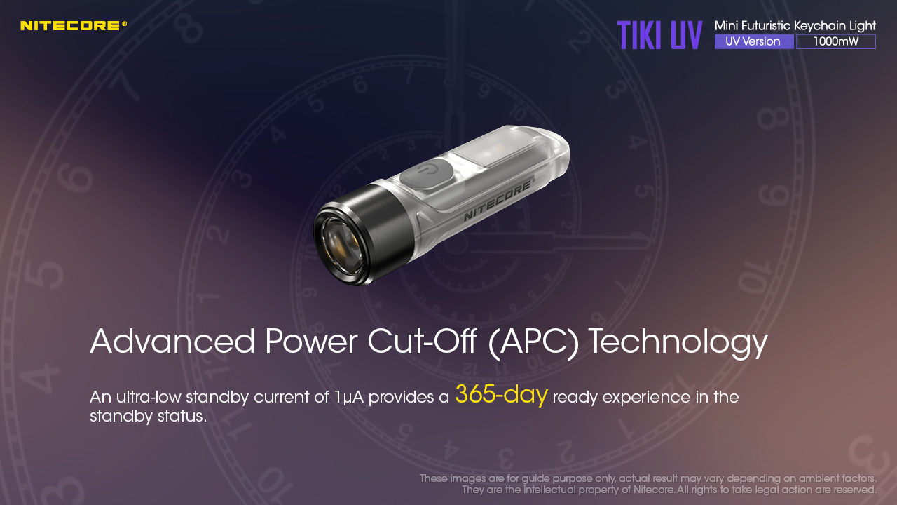 TIKI UV — caracteristici
