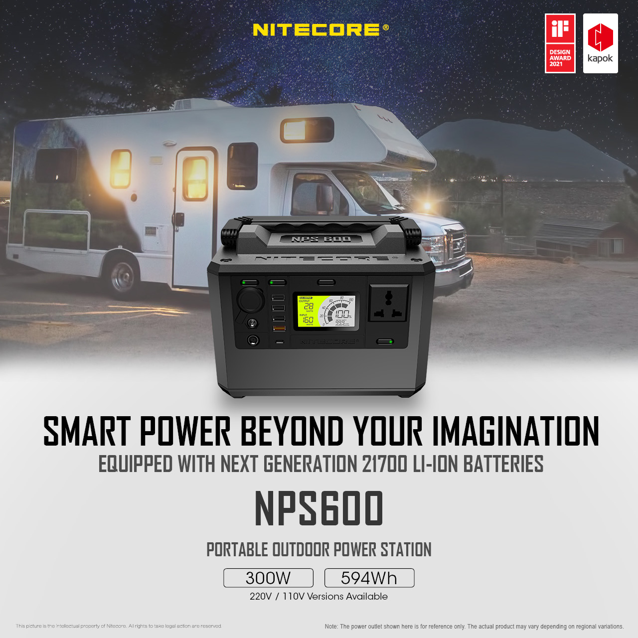 NPS600 — caracteristici
