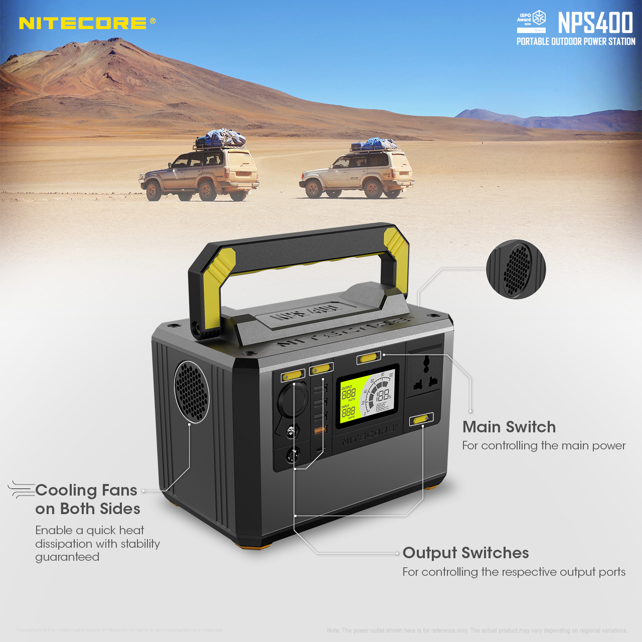 NPS400 — caracteristici