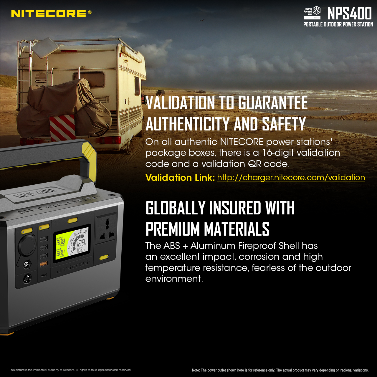 NPS400 — caracteristici