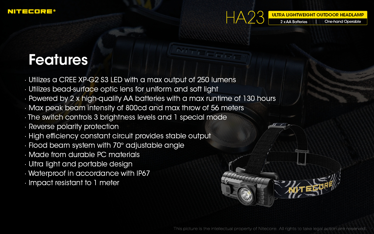 HA23 — caracteristici