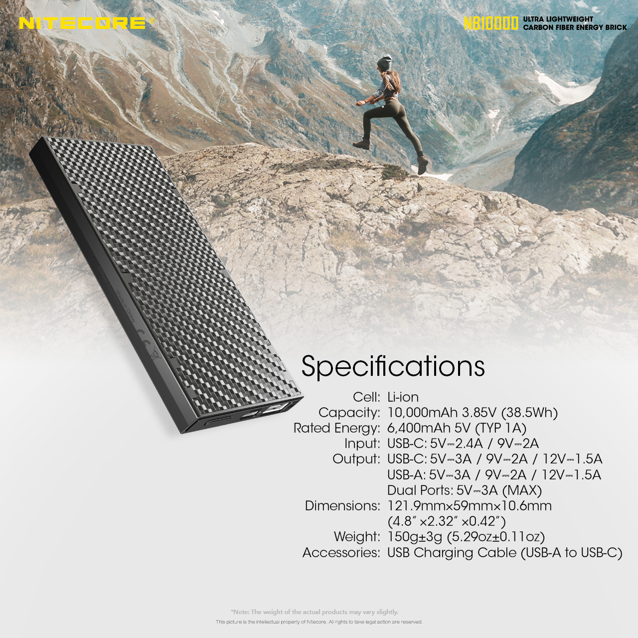 NB10000 — caracteristici