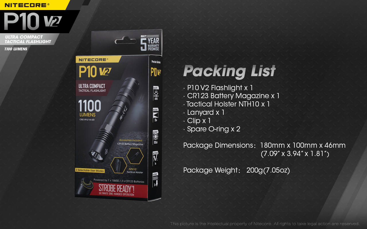 P10 V2 — caracteristici