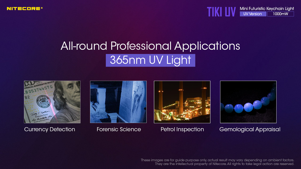 TIKI UV — caracteristici