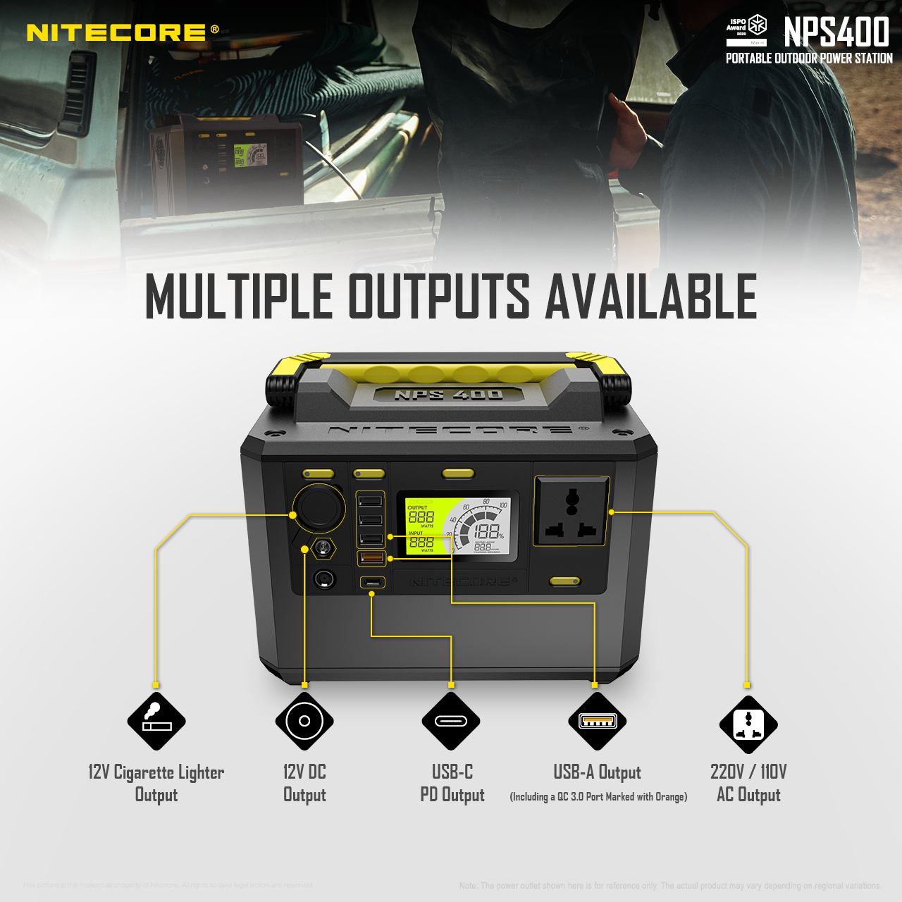 NPS400 — caracteristici
