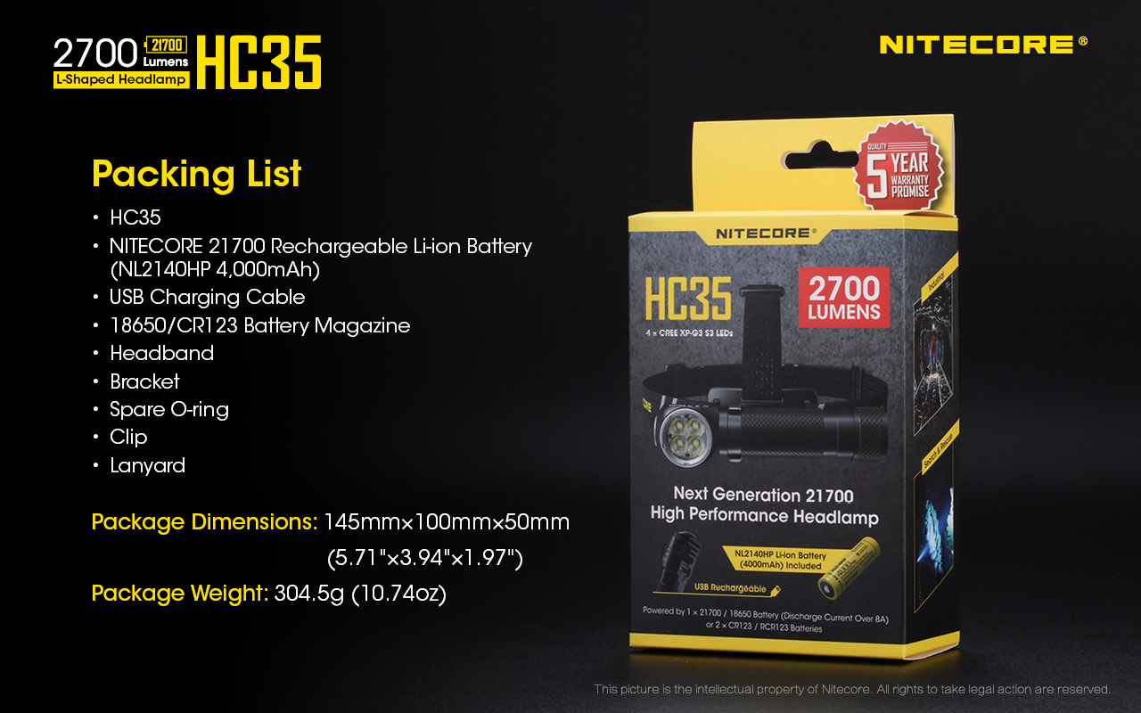 HC35 — caracteristici