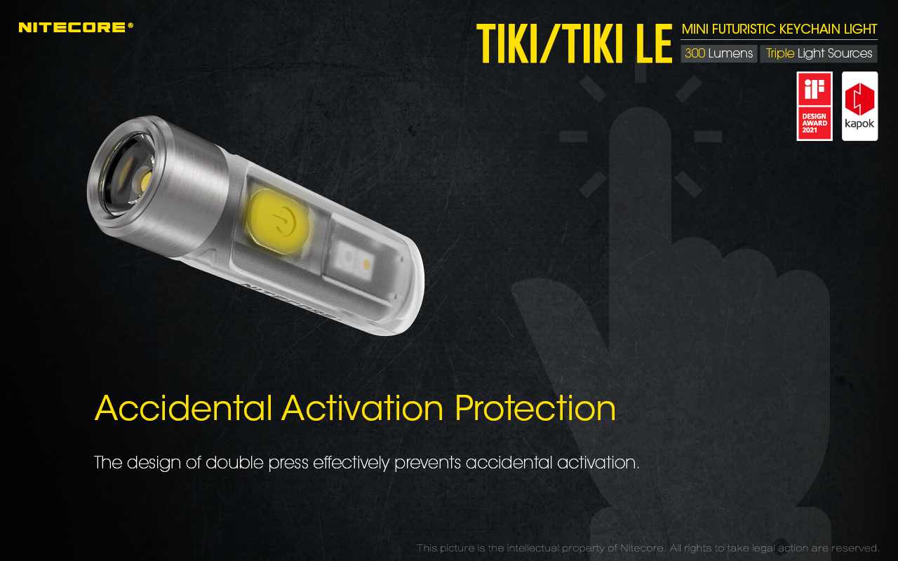 TIKI LE — caracteristici