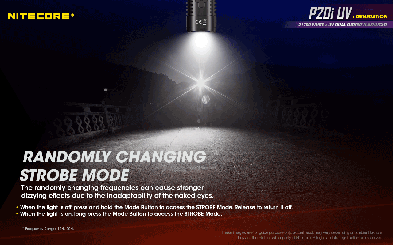 P20i UV — caracteristici